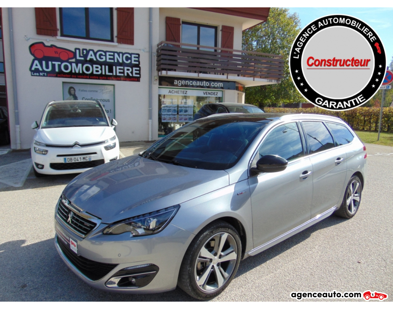 Achat voiture occasion, Auto occasion pas cher | Agence Auto Peugeot 308 1.6 HDI 120 CV GT Line Violet Année 2017 Manuelle Diesel